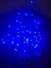 4 Batterie Betriebene LED Lichterketten, Blau