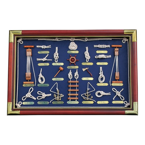 Knotentafel hinter glas - knotentafel,