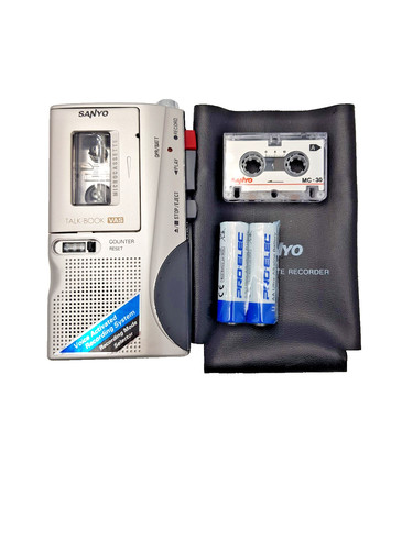 Sanyo trc 580m microcassette - sanyo, trc-580m