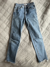 Pull & Bear Damen Boyfriend Jeans in Blau Gr. 34