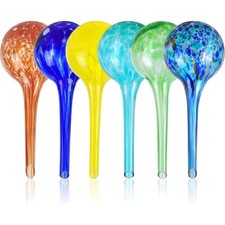 Bewässerungskugeln Pflanzen 6 Stück Glas automatische Gießkugeln Topfpflanzen