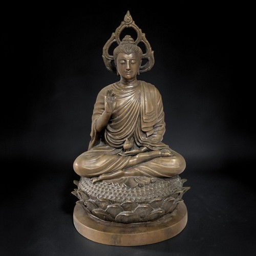 Gandhara bronze buddha - gandhara,