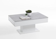 Couchtisch Avola 2 Tisch Stubentisch Wohnzimmertisch Betonoptik Staufach