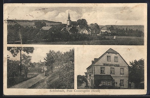 Schönbach elsterberg - ak, /