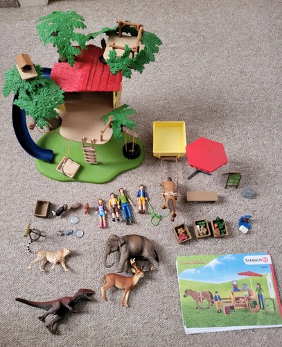 Schleich konvolut baumhaus - schleich, (baumhaus