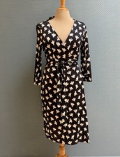 Diane von Furstenberg (Fürstenberg), Wickelkleid, DvF Gr. 36 schwarz