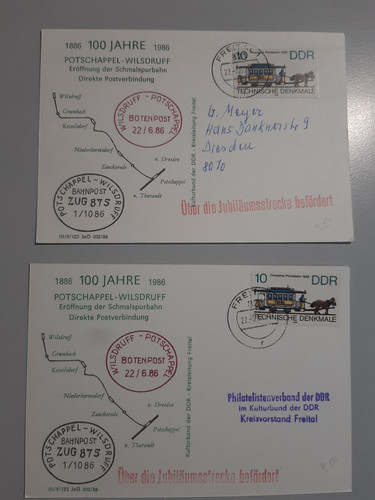 Ddr sonderpostbeförderung - ddr,