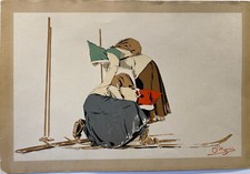 Skiers, Carlo Pellegrini