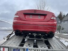 stoßstange w204 heck 590 Rot mercedes benz Limousine Doppel Endrohre