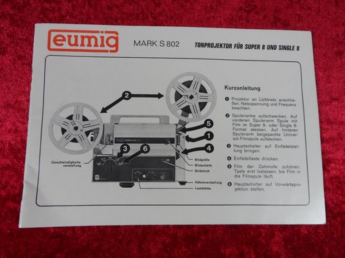 Eumig mark 802 super 8 - "eumig, 802"