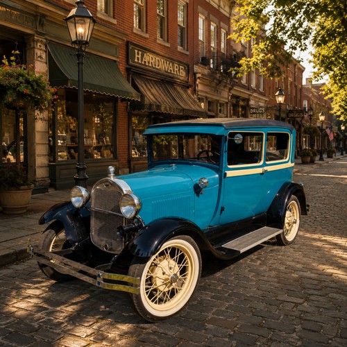 Ford model oldtimer - model, a