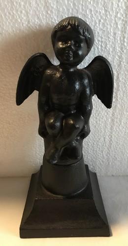 Engelsfigur putte gußeisen - engelsfigur, ca