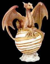 Drachen Dekofigur - Planet