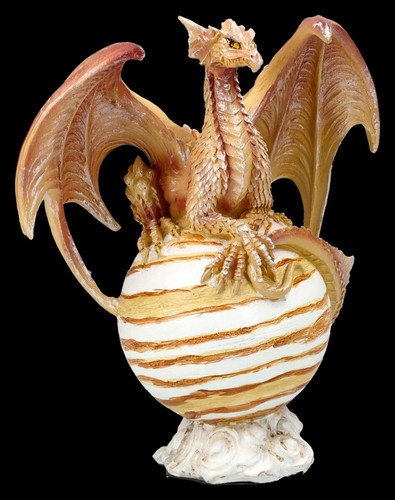 Drachen dekofigur planet - dekofigur,