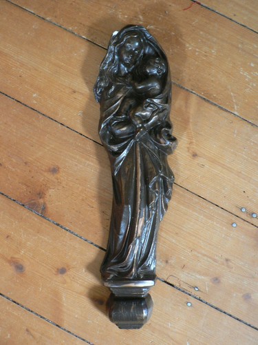 Madonna mit kind relief gips - kind,
