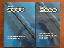 Prospekt / brochure Saab 9000