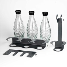 Flaschenhalter Hängehalterung  passend für SodaStream Crystal  1-3 Flaschen
