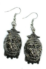 Voodoo Schrumpfkopf Ohrringe