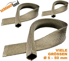 1m TITAN HITZESCHUTZSCHLAUCH Wärme Hitze Schutz Schlauch Kabel Mantel Isolation