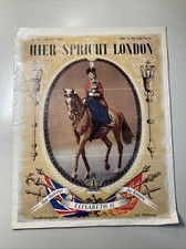 1953 Zeitung Hier spricht London Sonderausgabe Krönung Queen Elisabeth II. Adel