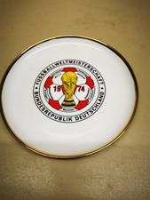 Wandteller Fußball WM 1974 BRD Sehr Guter Zustand 19cm Bavaria Händel Porzellan