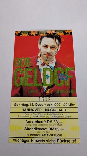 Bob geldof ticket - geldof,,