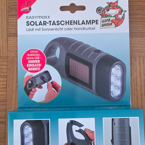 Easymaxx taschenlampe solar - easymaxx,