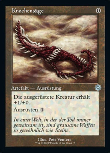 Magic mtg knochensäge - knochensäge, (v.1)