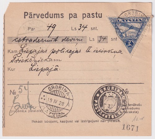 Lettland 179 auf - mi.nr.,
