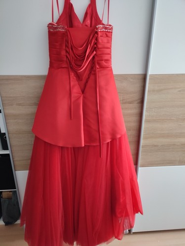 Damen abendkleid rot lang - damen, xs/s