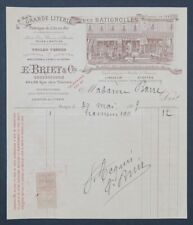 Rechnung 1909 LITERIE DES