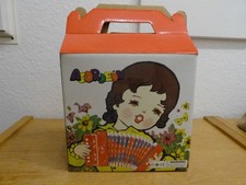 Kinder Akkordeon, 10 Tasten, rot-blau, neu, ovp, unbenutzt