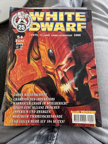 Warhammer white dwarf heft - white,