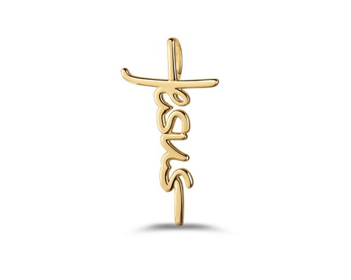 Jesus kreuz anhänger silber - anhänger,