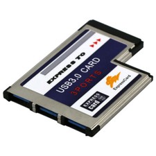 3 Ports USB 3.0 to Expresscard