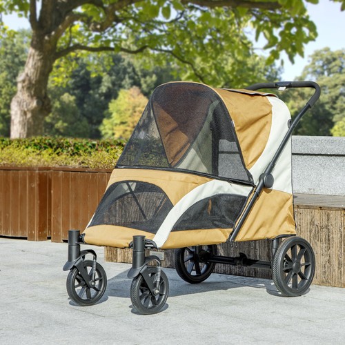 Pawhut hundewagen hundebuggy - pawhut,