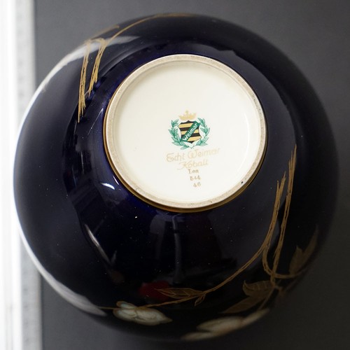 Vase echt weimar kobalt - weimar,