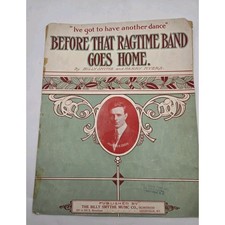 1912 antique sheet - sheet, music