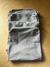 4 Stuhlbezüge Polsterstuhl Ikea Orrsta hellgrau 