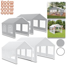 Partyzelt Gartenpavillon Bierzelt Festzelt Gartenzelt Zelt 3x4m/3x6m/4x6m/4x8m