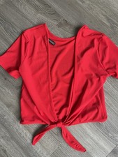 wNEU H&M Bolero kurzarm Rot
