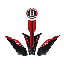 Set 3D Gel Aufkleber Motorrad