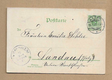 Los  vom  30.10   Heimatbeleg  Alzey nach Landau 1899  Osterkarte