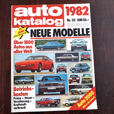 Auto katalog modelljahr 1982 - katalog,