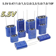 Goldcap Kondensatoren 0.47F bis 10F 5,5V Radial Elektrolytkondensator