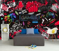 Graffiti Thema Gaming Zimmer