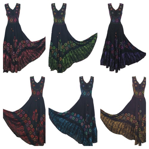 Maxikleid full flare korsett - maxikleid,