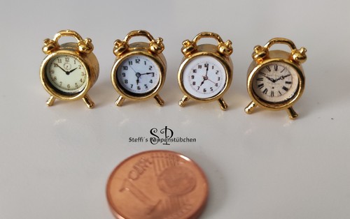 6263 wecker uhr goldfarben - uhr,