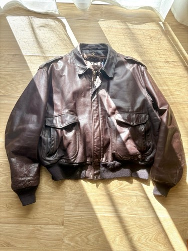 Schott vintage lederjacke - vintage,