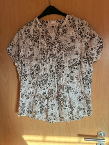 Tunika bluse weiß 46 mit - 46,